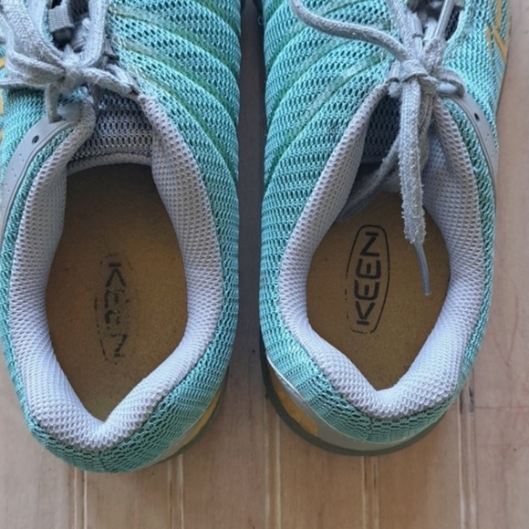 Keen A86 TR Womens Sneakers Trail Hiking Blue Mesh Fun Lace-Up Breathable - Picture 3 of 10